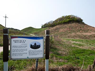 명종대왕 태실 및 비와 안내판 썸네일 이미지